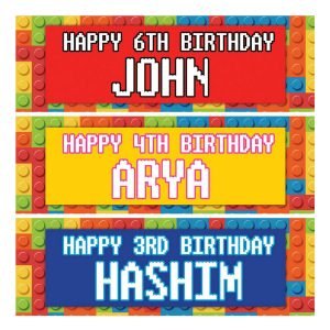 personalised toy birthday banner