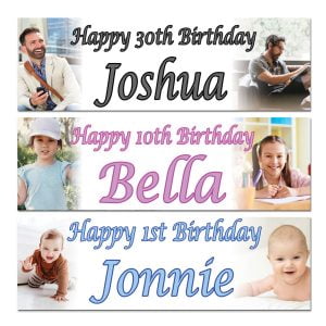 Personalised Birthday Banners Photo