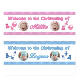 Christening Banner Personalised