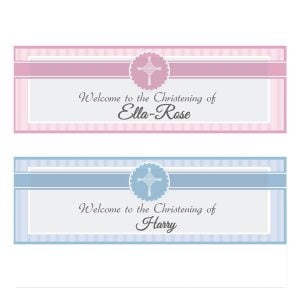 Christening Banner