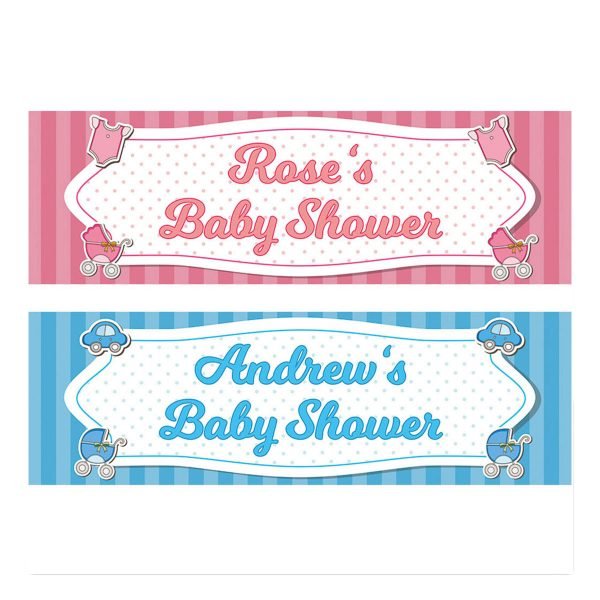 Baby shower party banners