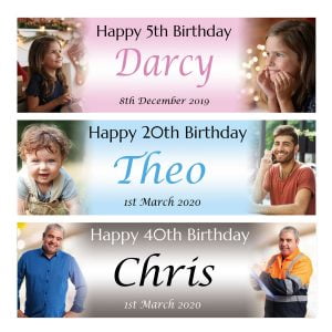 Photo Birthday Banner