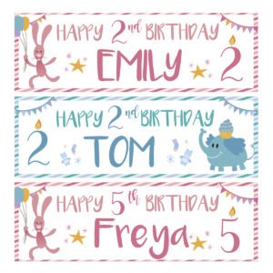 children birthday party banner