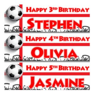 England Football Birthday Banner